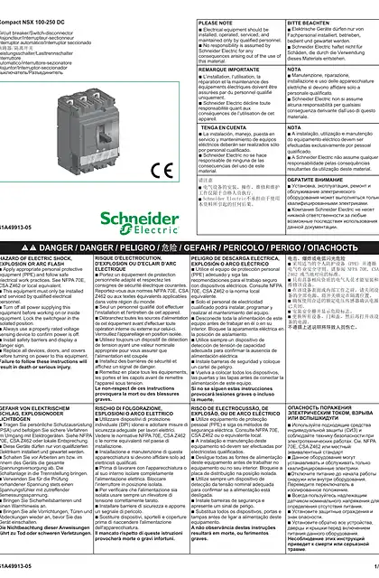 schneider施耐德Compact NSX100-250 DC